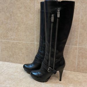 Guess Leather Knee Boots